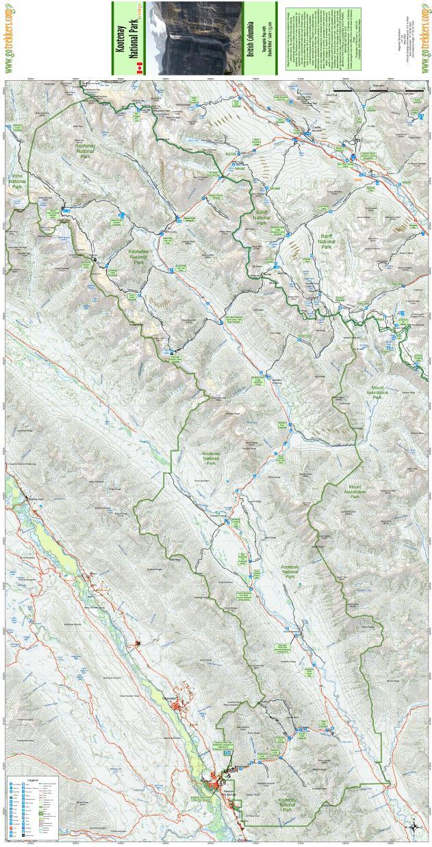 Kootenay National Park Map - Not Applicable 2