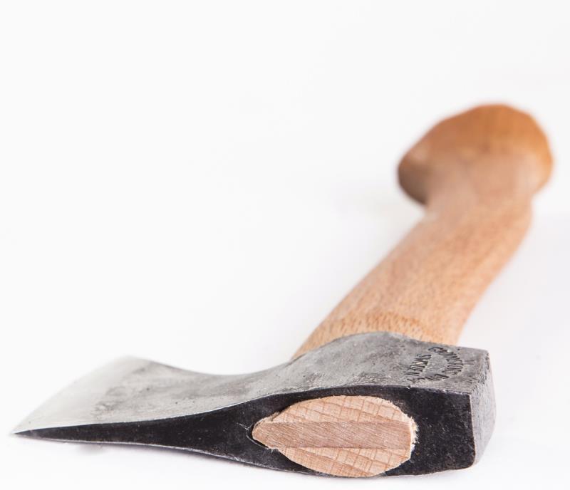 Small Carving Hatchet, Carved Handle - 26cm / 10" - not applicable 1