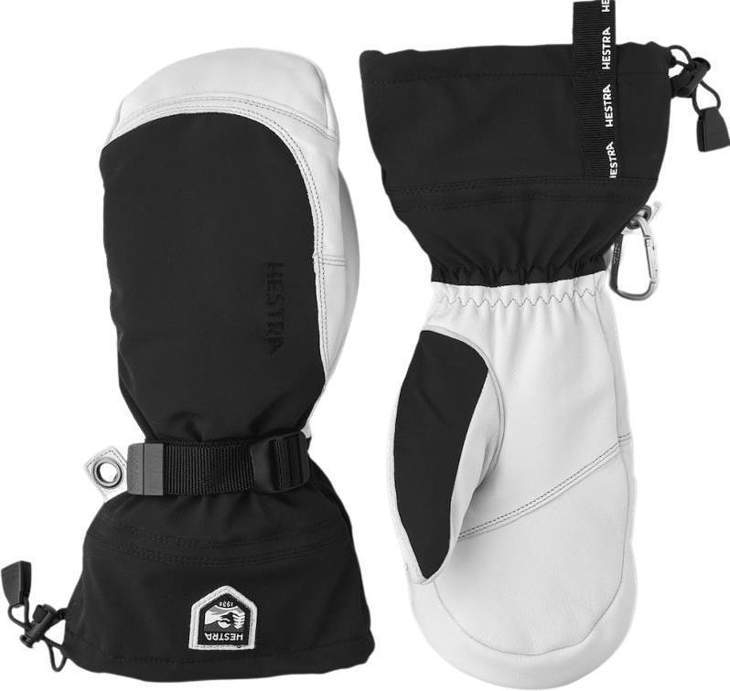Army Leather Extreme Mitts - Black / Off White 1