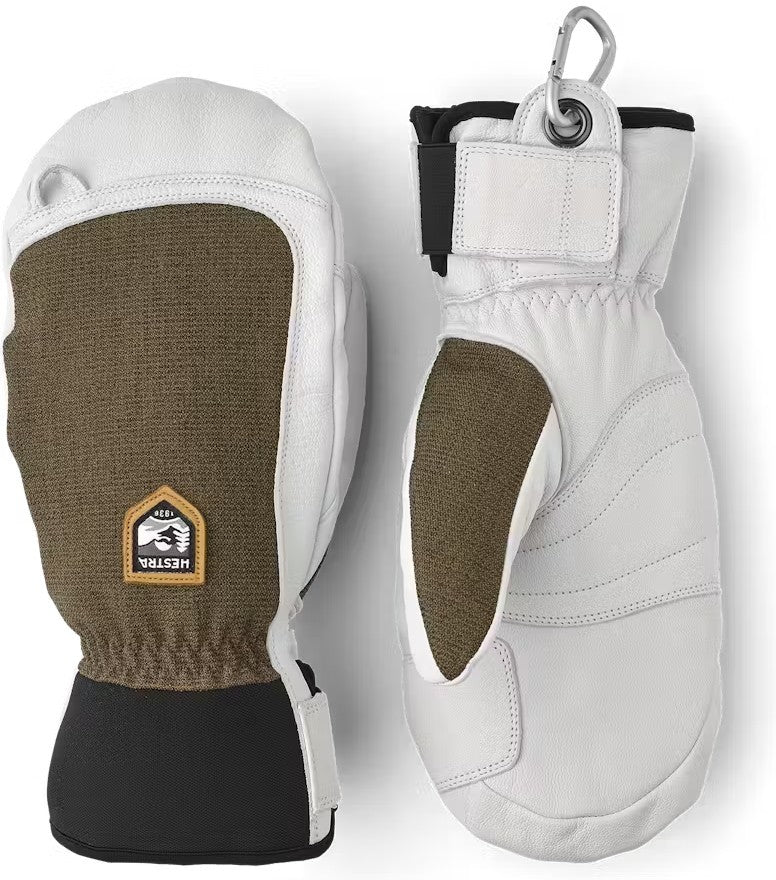 Army Leather Patrol Mitts - olive 1