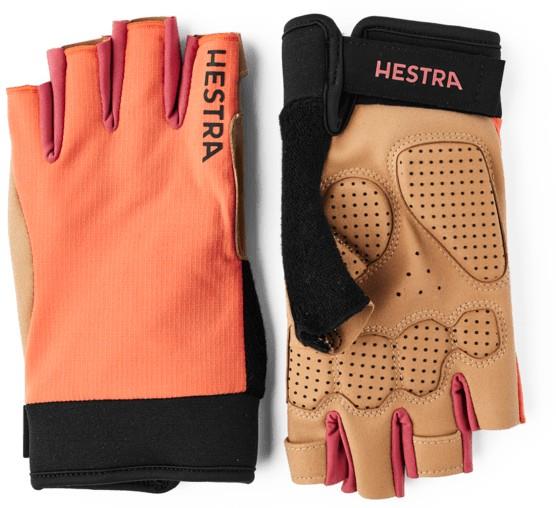 Bike Guard D3O Short 5-Finger Gloves - orange 1