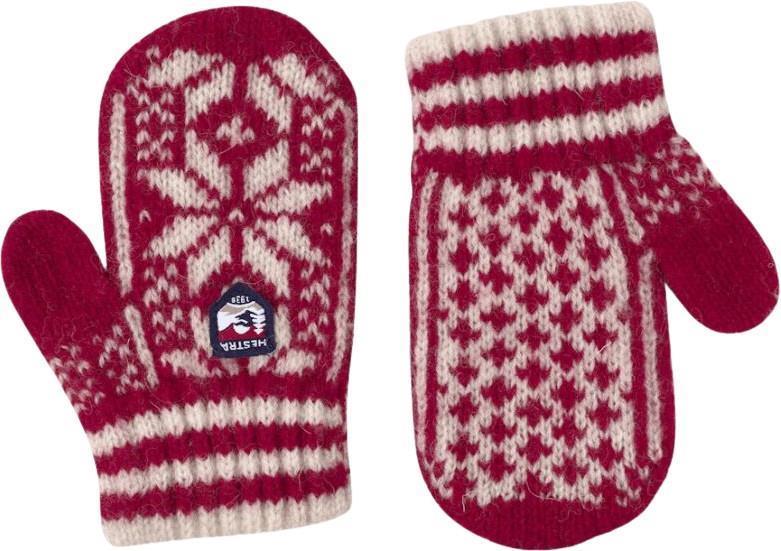 Nordic Mitts - Kids - red / off white 1