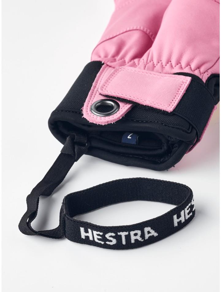 Vertical Cut Freeride 3-Finger Gloves - cerise / mustard 1