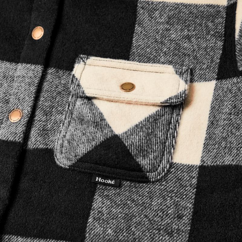 Canadian Insulated Shirt - Womens - Black / Cream 5
