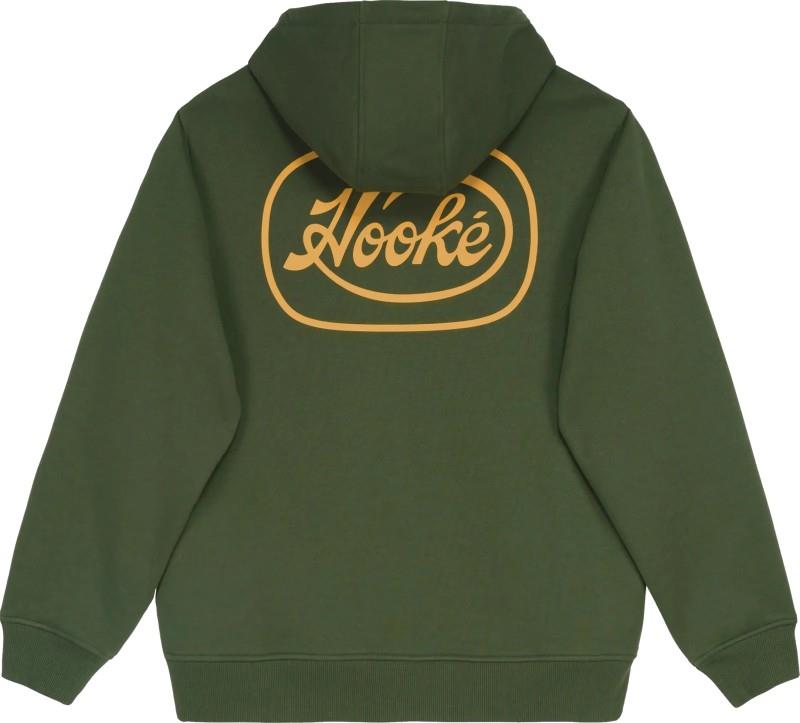 Hooké Zip-Up Hoodie - Mens - dark green 1