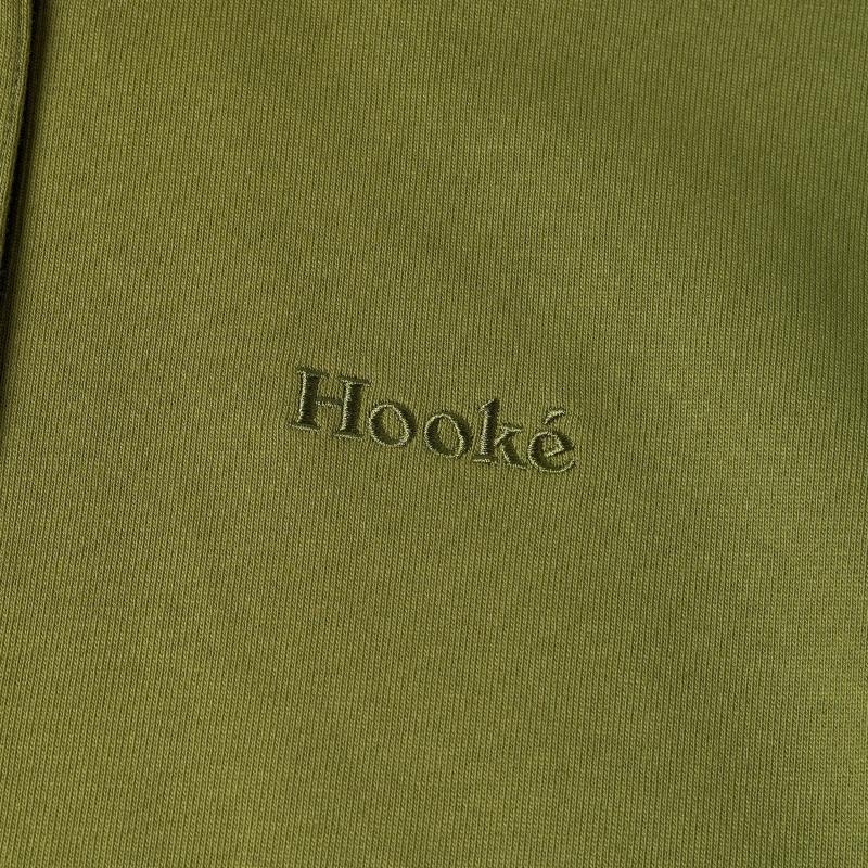 Oversized Half Placket Sweater - Womens - Calla Green 4