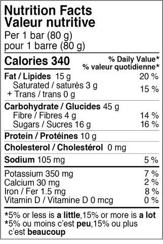 Oatmeal Raisin Energy Bar - not applicable 1