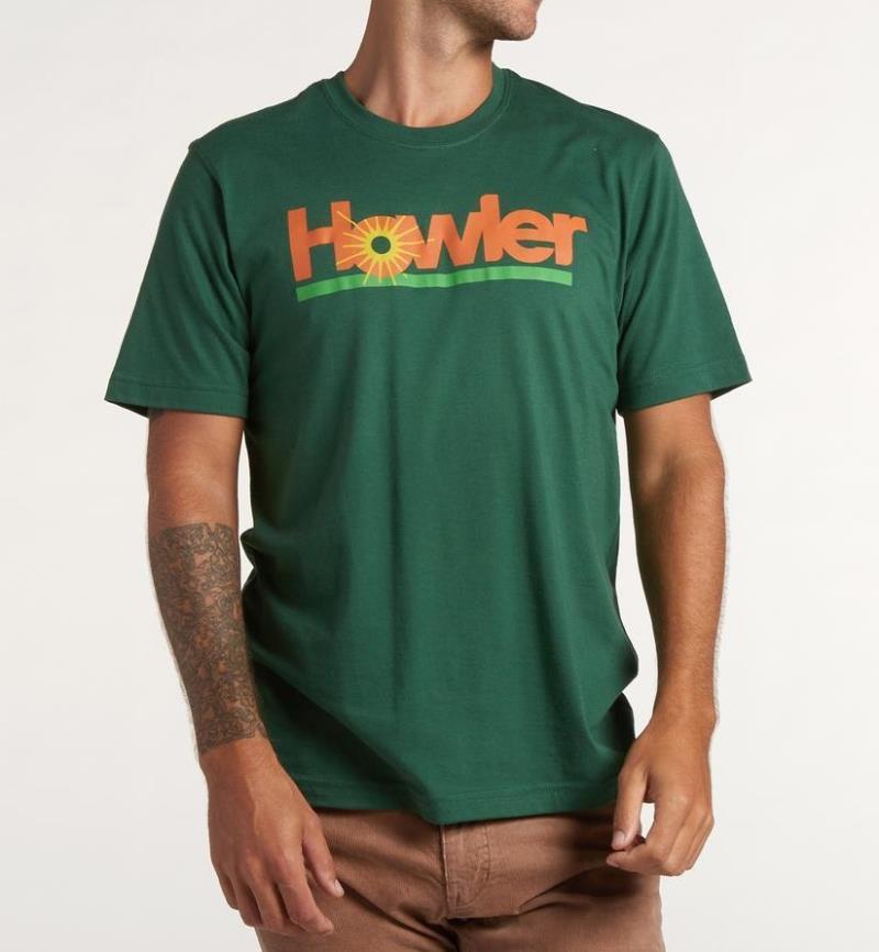 Howler Plantain Select Tee - Mens - forest green 1