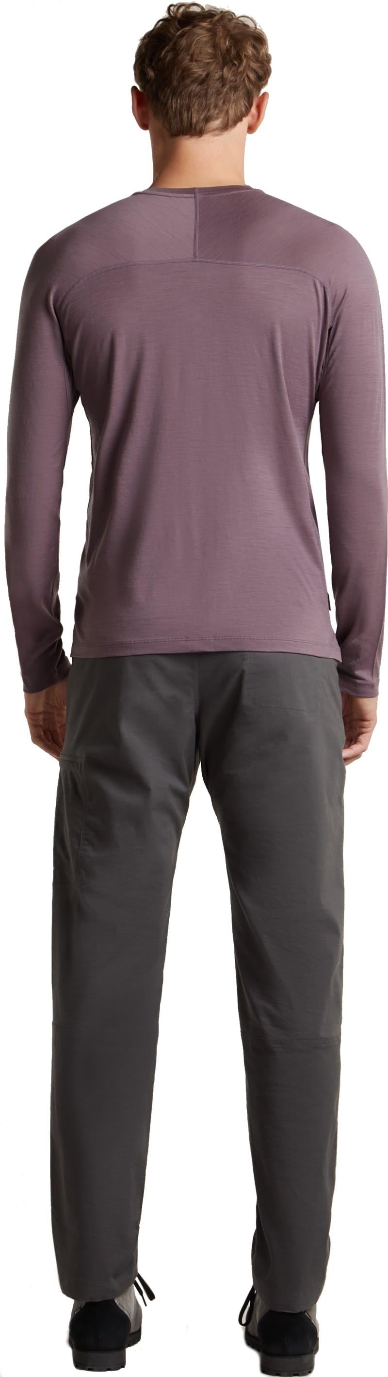 150 MerinoFine Ace LS Tee - Mens - grey plum 1