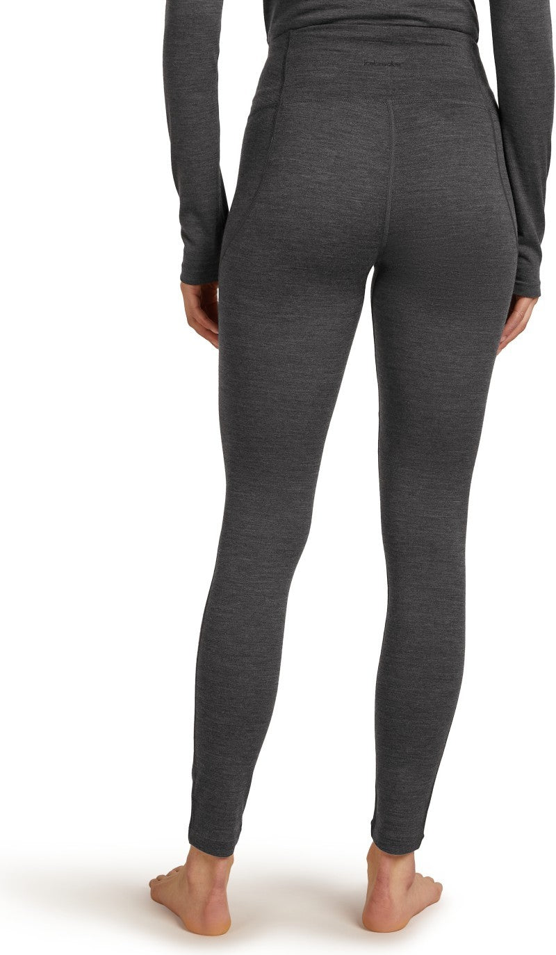 200 MerinoFine Ace Leggings - Womens - jet heather 1
