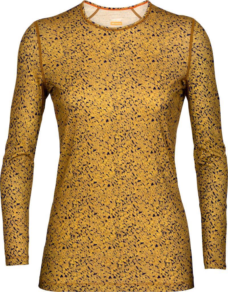 200 Oasis LS Crewe - Lichen - Womens - Silent Gold / Clove / Midnight Navy / AOP 1