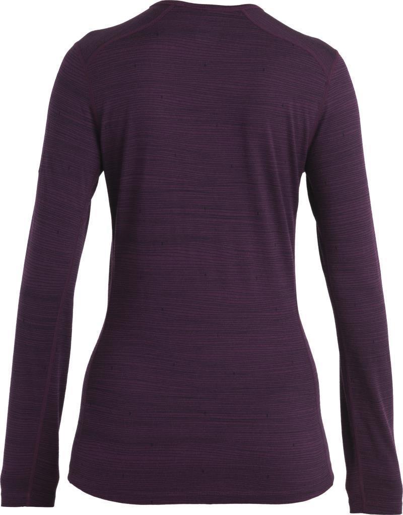 200 Oasis LS Crewe - Ski Tracks - Womens - Nightshade / Midnight Navy / AOP 2