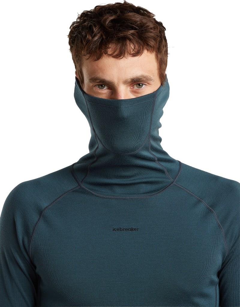 300 MerinoFine Polar LS Roll Neck - Mens - abyss 1