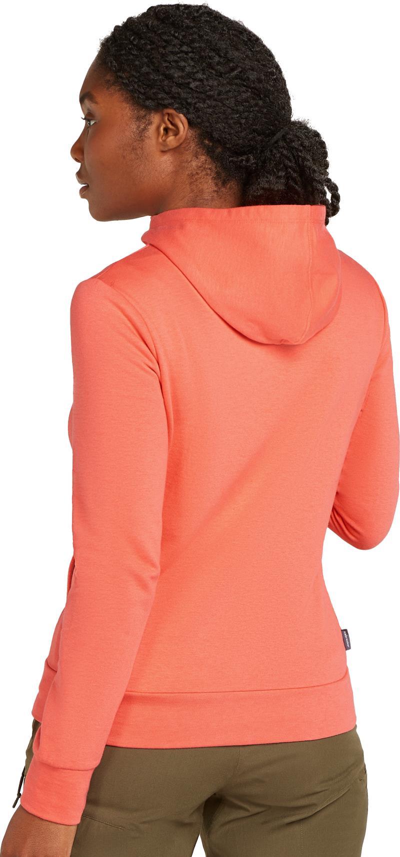 Central Classic LS Zip Hoodie - Womens - tang 1