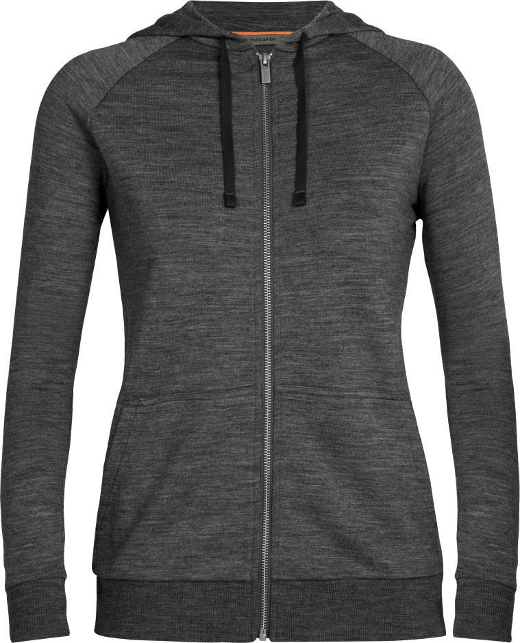 Helliers Terry LS Zip Hoodie - Womens - gritstone heather 1