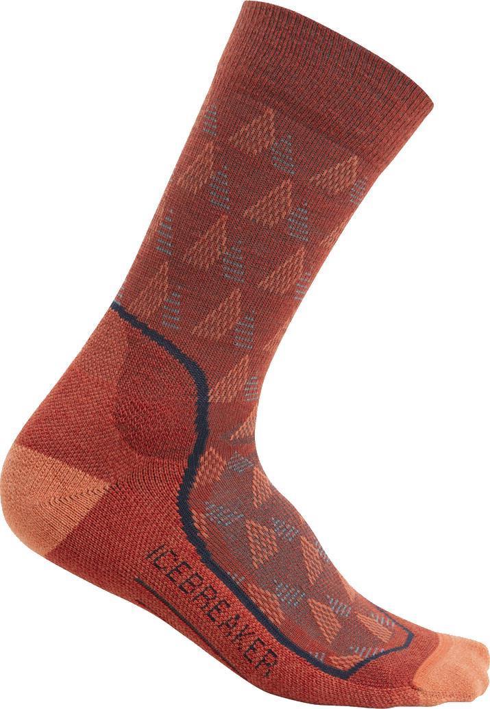 Hike+ Crew Socks - Light - Mens - Molten / Ember / Graphite 1