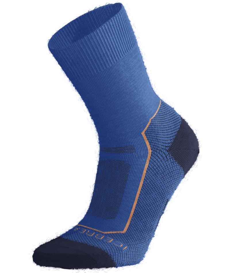 Hike+ Crew Socks - Light - Womens - Baja / Royal Navy / Sunstone 1