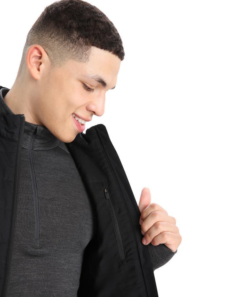MerinoLoft Vest - Mens - Black / Jet Heather / CB 10