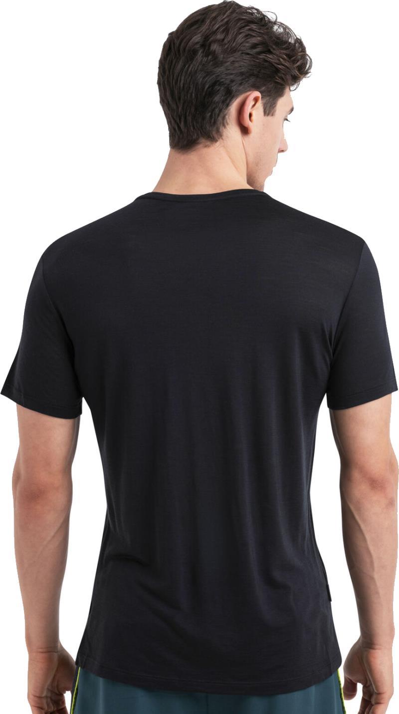 Merino 125 Cool-Lite Sphere III SS Tee - Vision Grid - Mens - Black 3