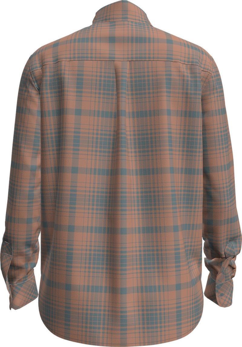 Merino 125 Cool-Lite Steveston LS Shirt Plaid - Womens - desert sand / blue ash / p 1