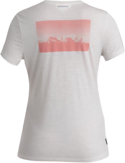 Merino 150 Tech Lite III SS Tee - Natural Run Club 2.0 - Womens - Ecru Heather 2