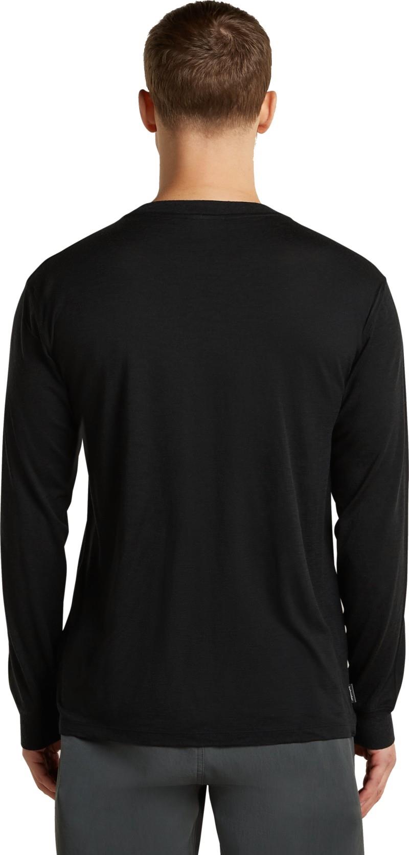 Merino 150 Tech Lite LS Relaxed Tee - Mens - black 1