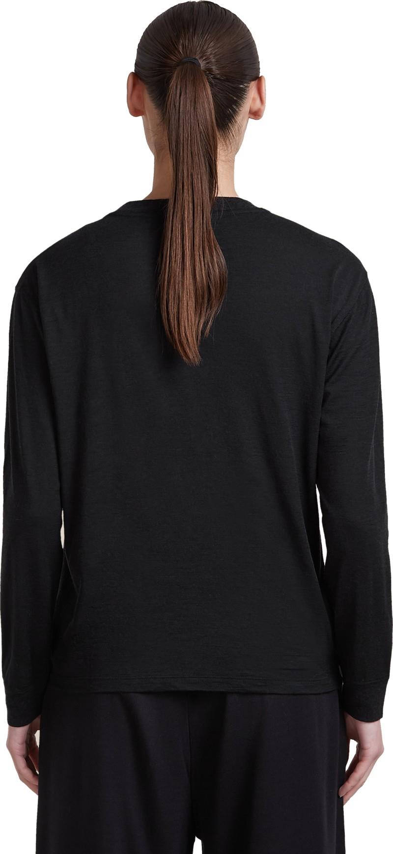 Merino 150 Tech Lite LS Relaxed Tee - Womens - black 1