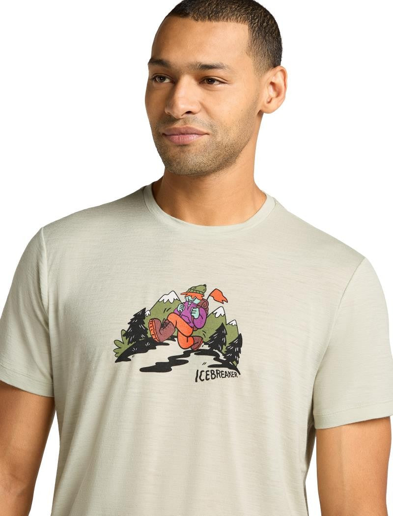 Merino 150 Tech Lite SS Tee Catch Me Outside - Mens - ashen 1