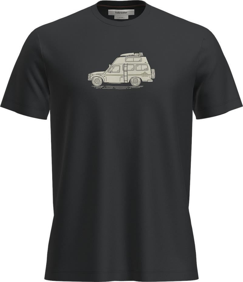 Merino 150 Tech Lite SS Tee Cosy Camper - Mens - black 1