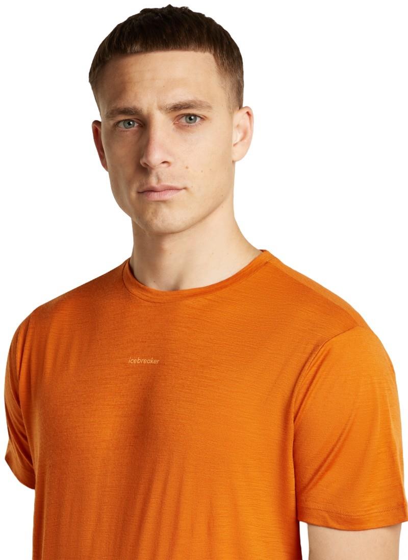 Merino 150 Tech Lite SS Tee - 3D Mapping - Mens - spice 1