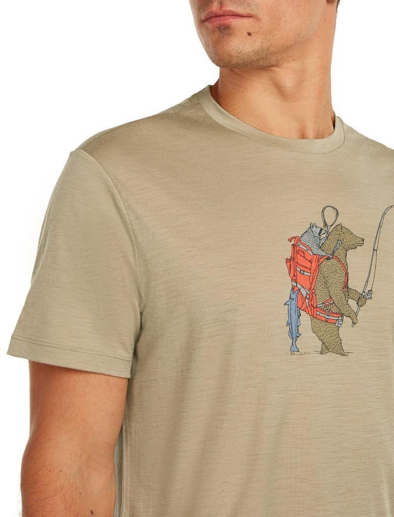 Merino 150 Tech Lite SS Tee - Bear Catch - Mens - flagstone 1