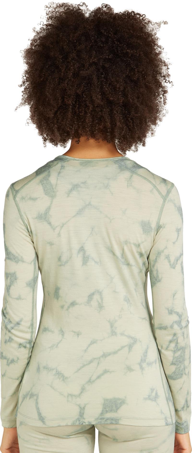 Merino 200 Oasis LS Crewe - Cloud Dye - Womens - ashen / moss / cloud dye 1