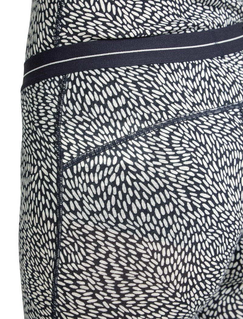 Merino 200 Oasis Leggings GRX1 - Womens - midnight navy / snow / aop 1