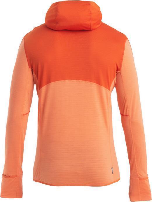 Merino 200 Realfleece Descender LS Zip Hoodie - Mens - Molten / Ember / CB 2