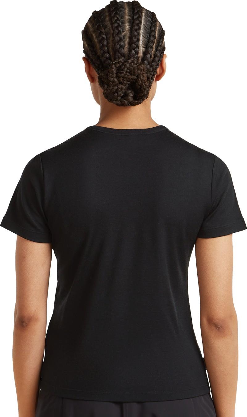 Merino 200 Tech Lite SS Crop Slim Tee - Womens - black 1