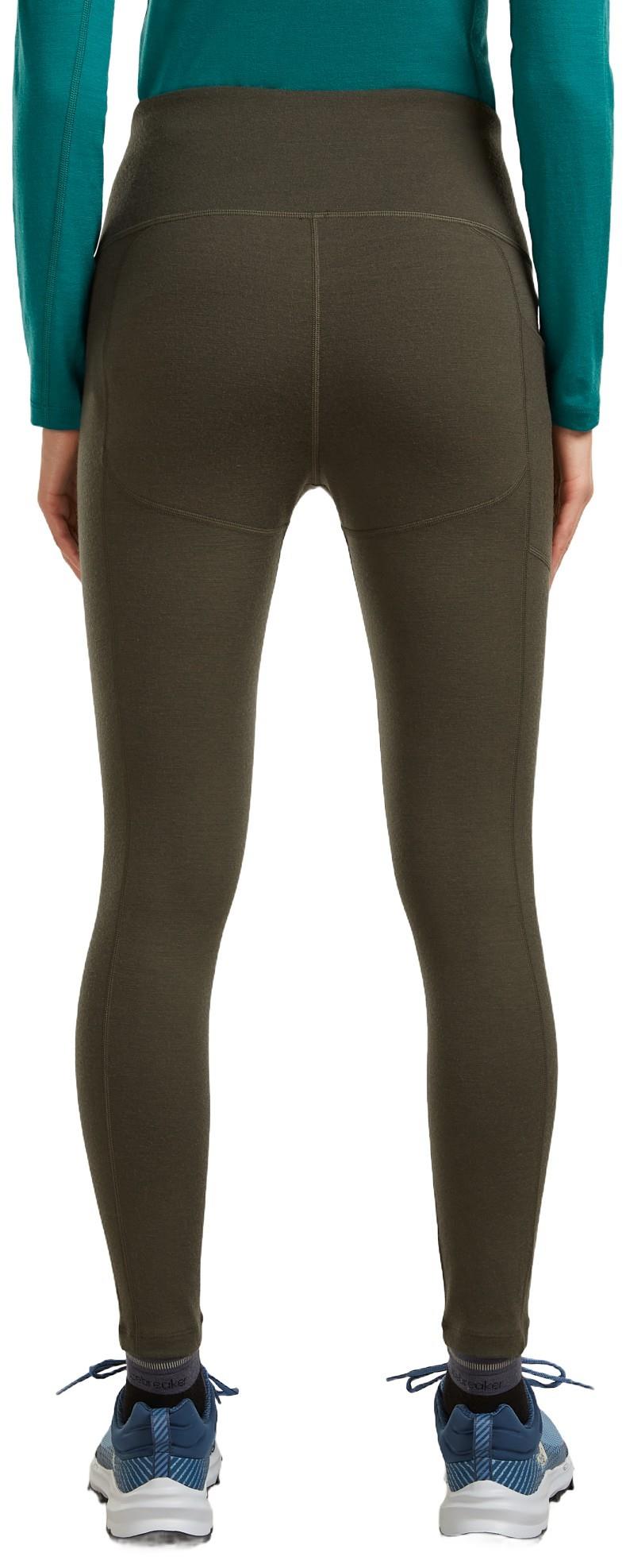 Merino 260 Fastray High Rise Tights, 25" Inseam - Womens - dark loden 1