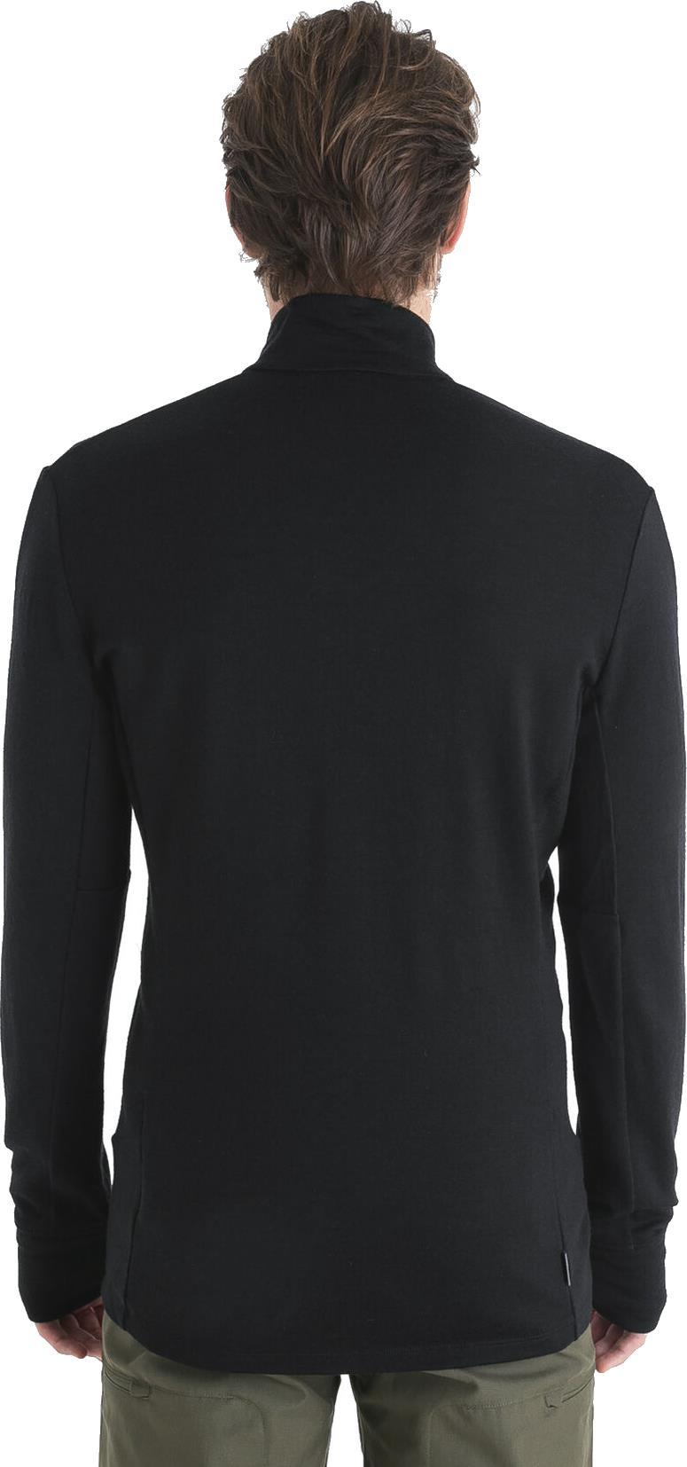 Merino 260 Quantum IV LS Zip - Mens - Black 4