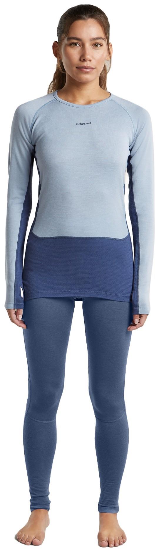 Merino 260 ZoneKnit LS Crewe - Womens - dawn / zinc blue / cb 1