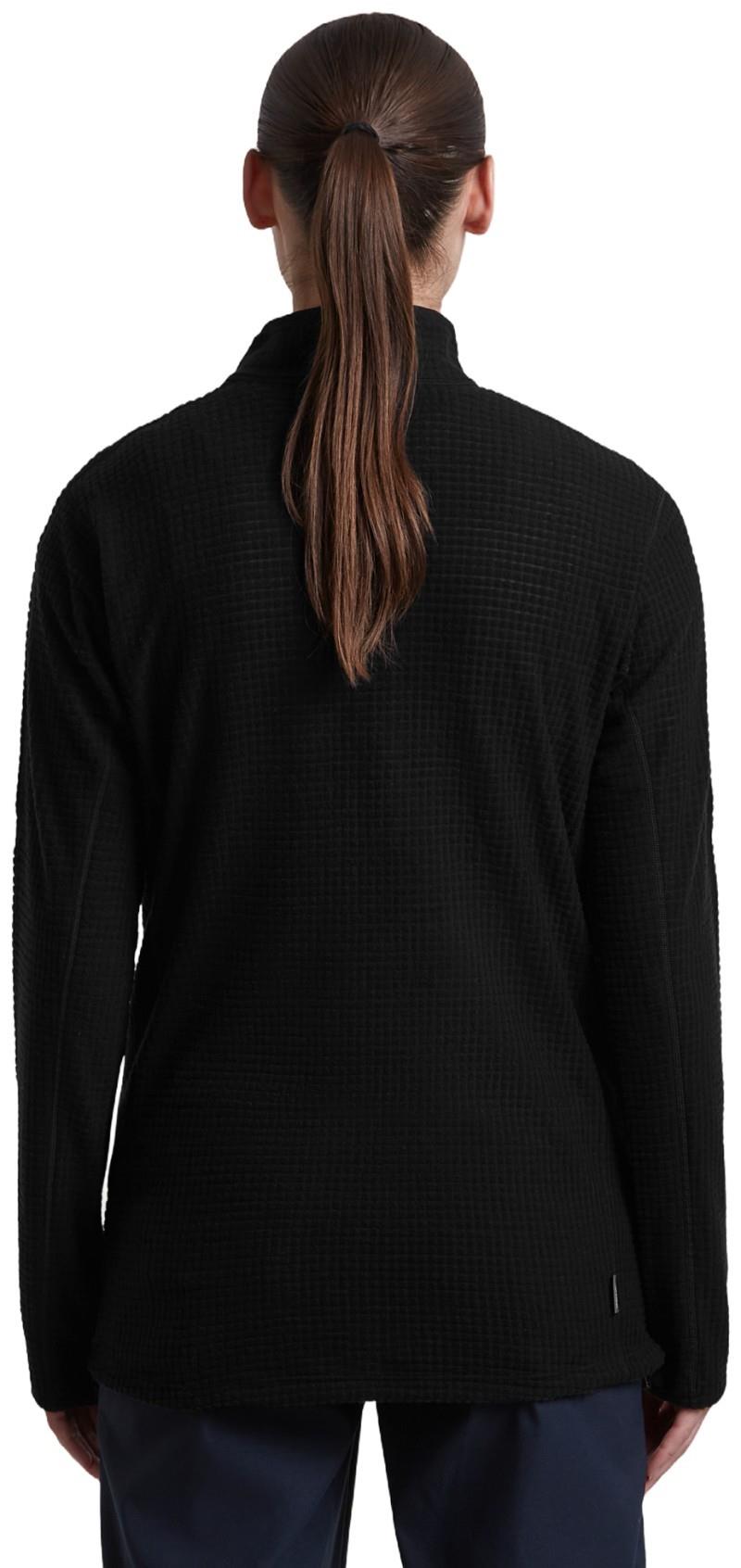 Merino 400 RealFleece Grid Peaksland LS Half Zip - Womens - black 1