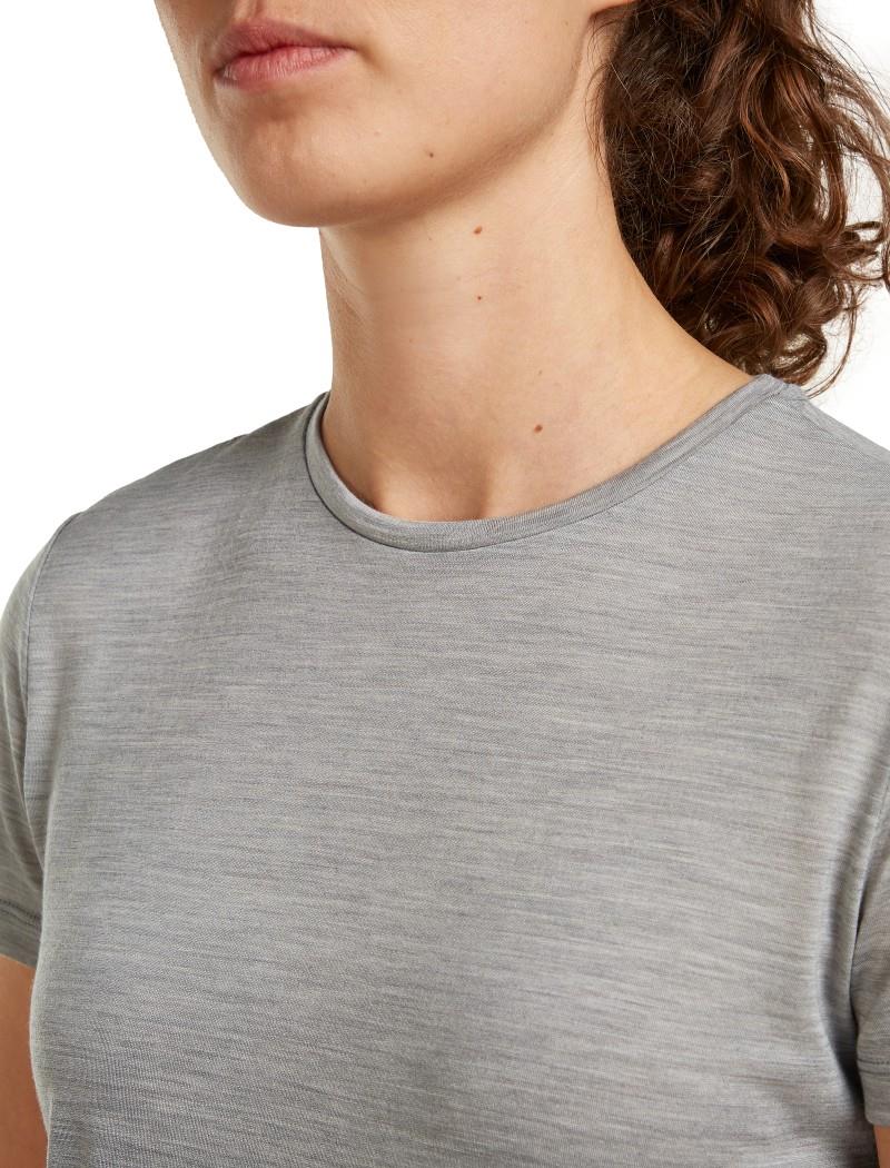 Merino Blend 125 Cool-Lite Sphere SS Tee - Alta - Womens - metro heather 1