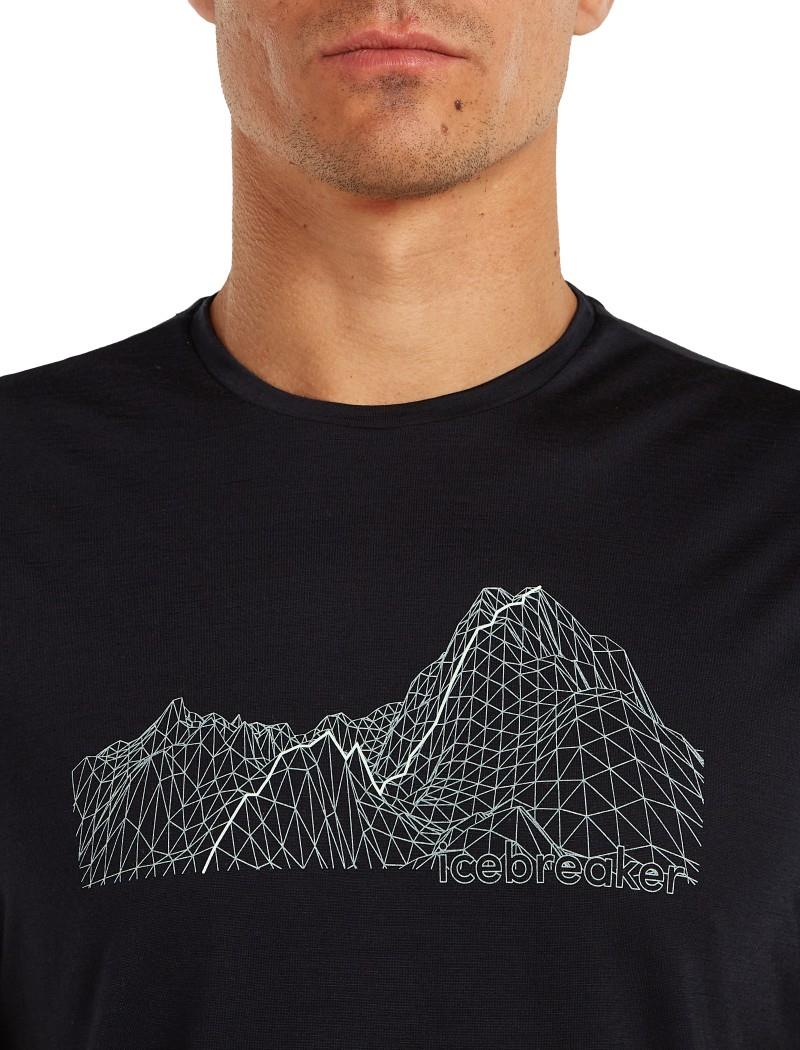Merino Blend 125 Cool-Lite Sphere SS Tee - Beta - Mens - black 1