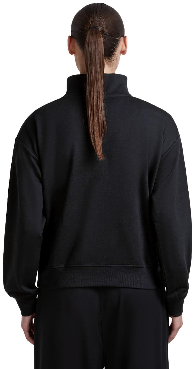 Merino Blend 150 Drift Relaxed LS Half Zip - Womens - black 1