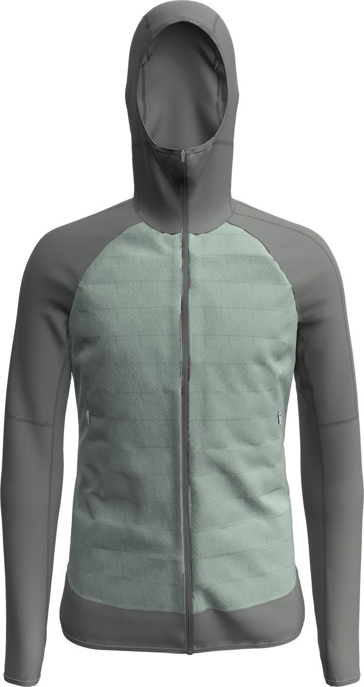 Merino Quantum Hybrid LS Zip Hoodie - Mens - Galaxy / Moss / CB 1