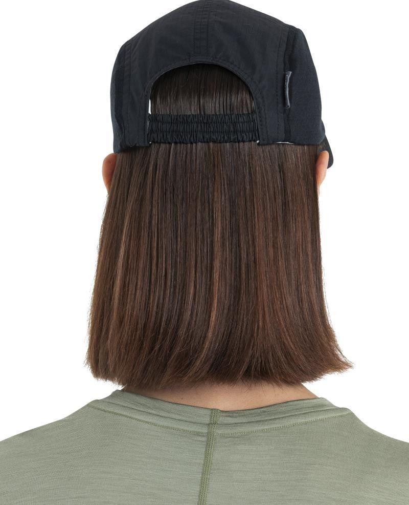 Merino Shell+ Windbreaker 5 Panel Cap - black 1