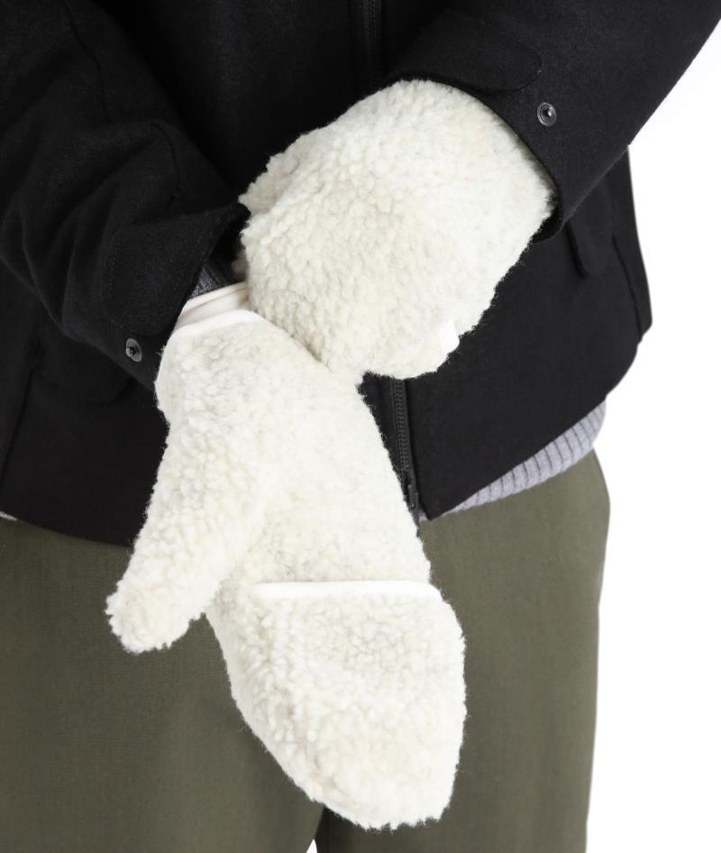 RealFleece High Pile Mittens - Ecru Heather 7