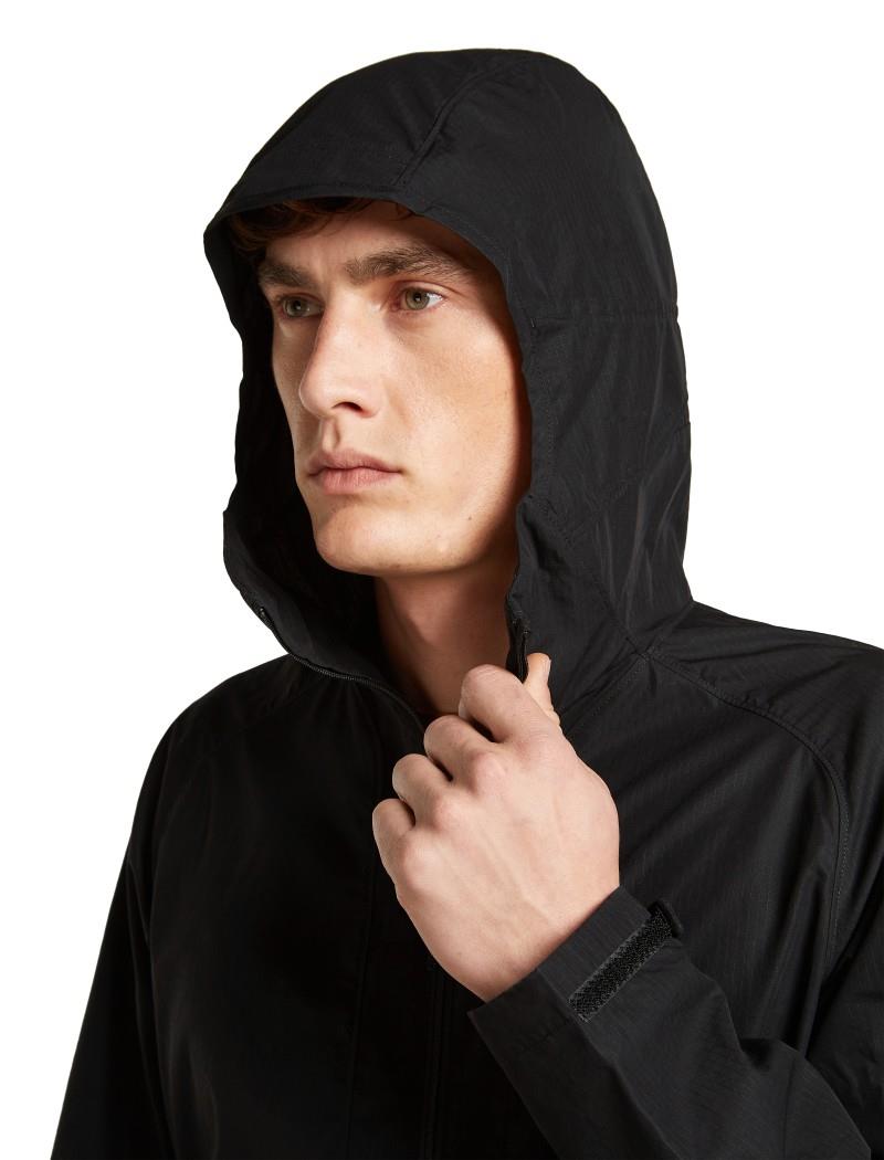 Shell+ Cotton Elevation Windbreaker Jacket - Mens - black 1