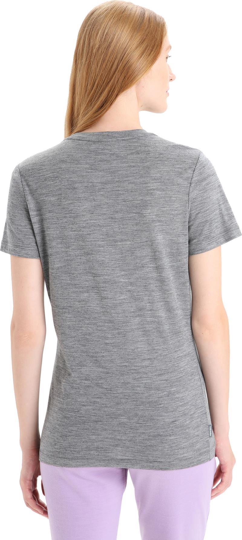Tech Lite II SS Tee - Springtime Flowers - Womens - gritstone heather 1