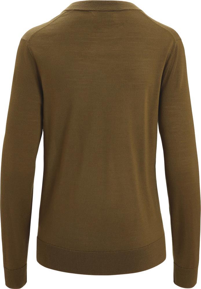 Wilcox LS V-Neck Sweater - Womens - algae 1