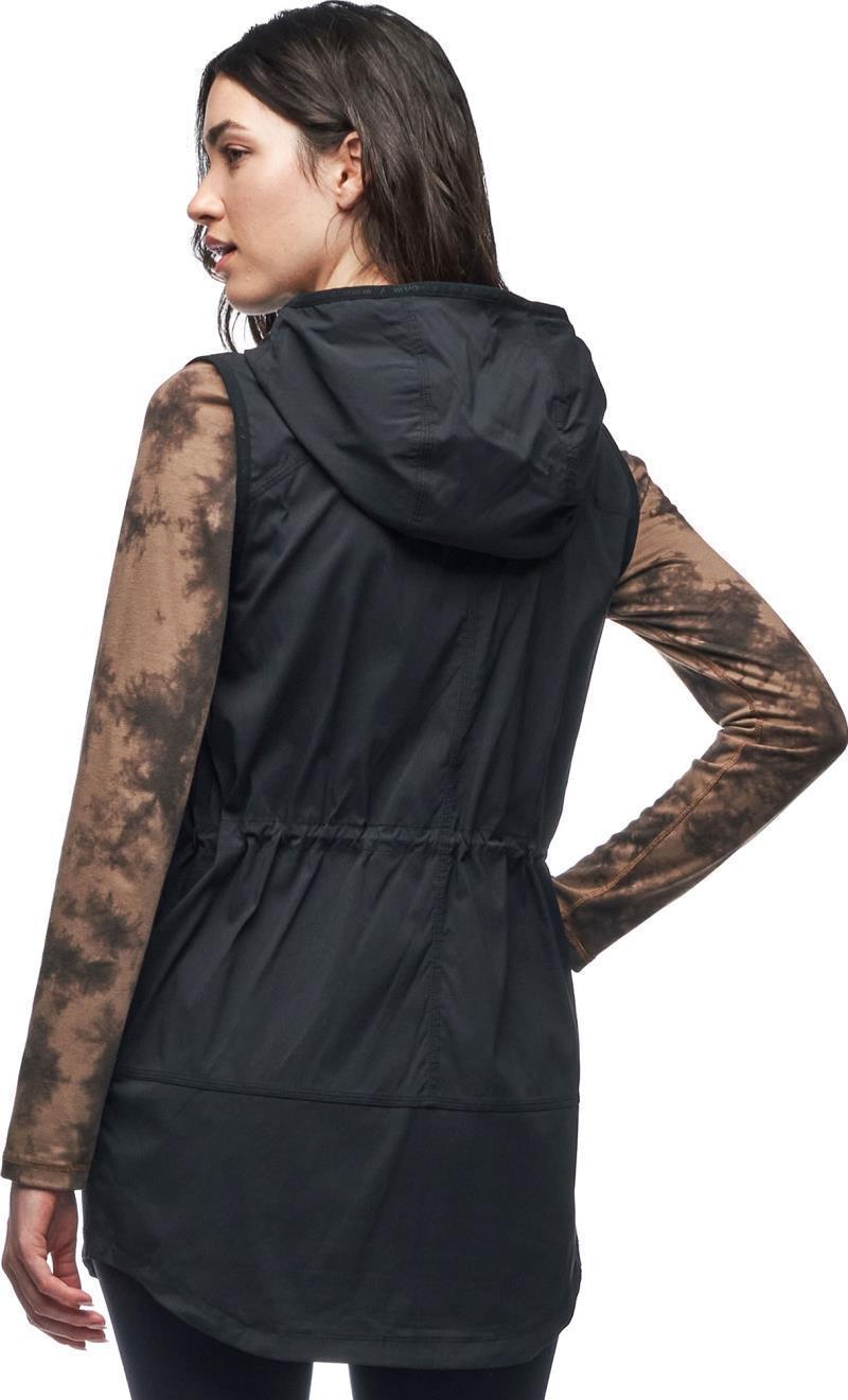 Cangur Hooded Vest - Womens - Black 3