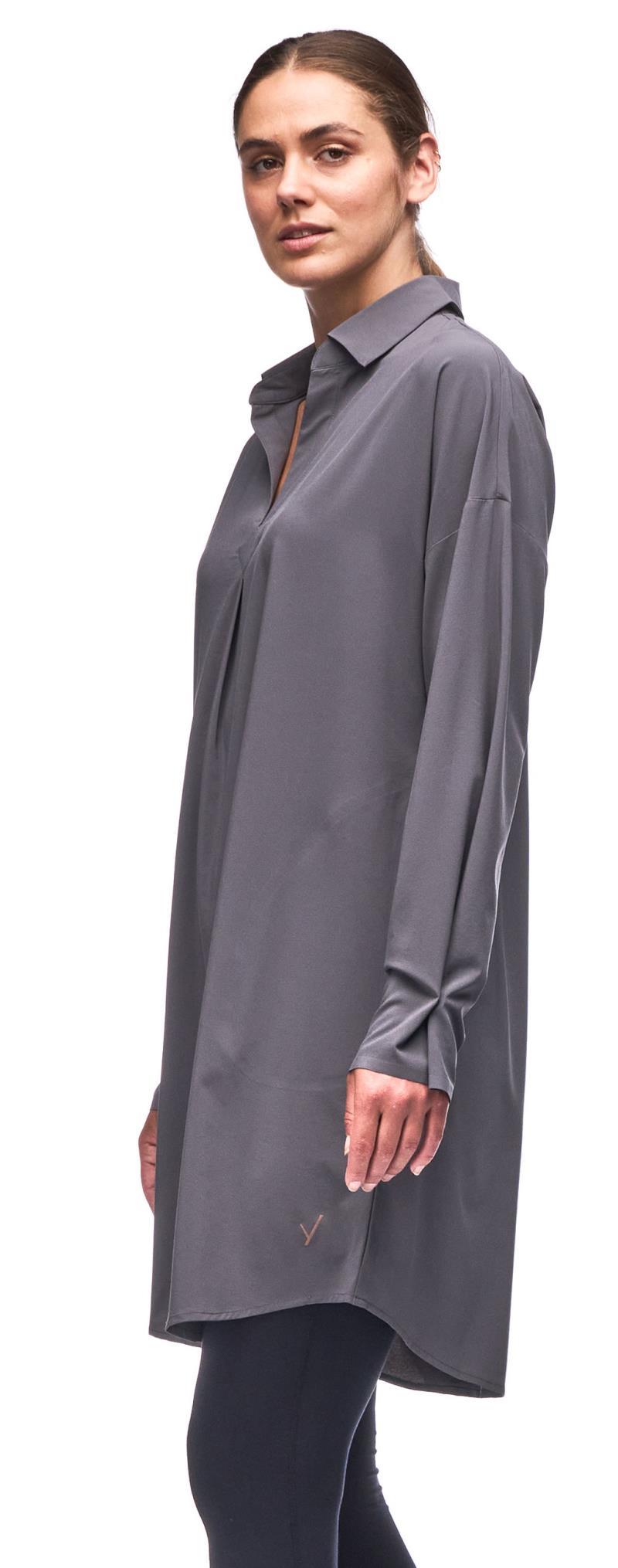 Frivol Light LS Dress - Womens - Storm Sky 3